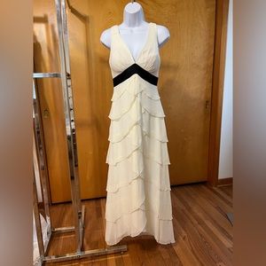 Vintage Silk layered BCBGMAXAZRIA gown.